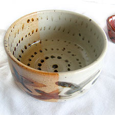 bowl with painted design