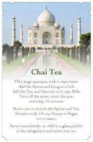 Chai Tea Recipe
